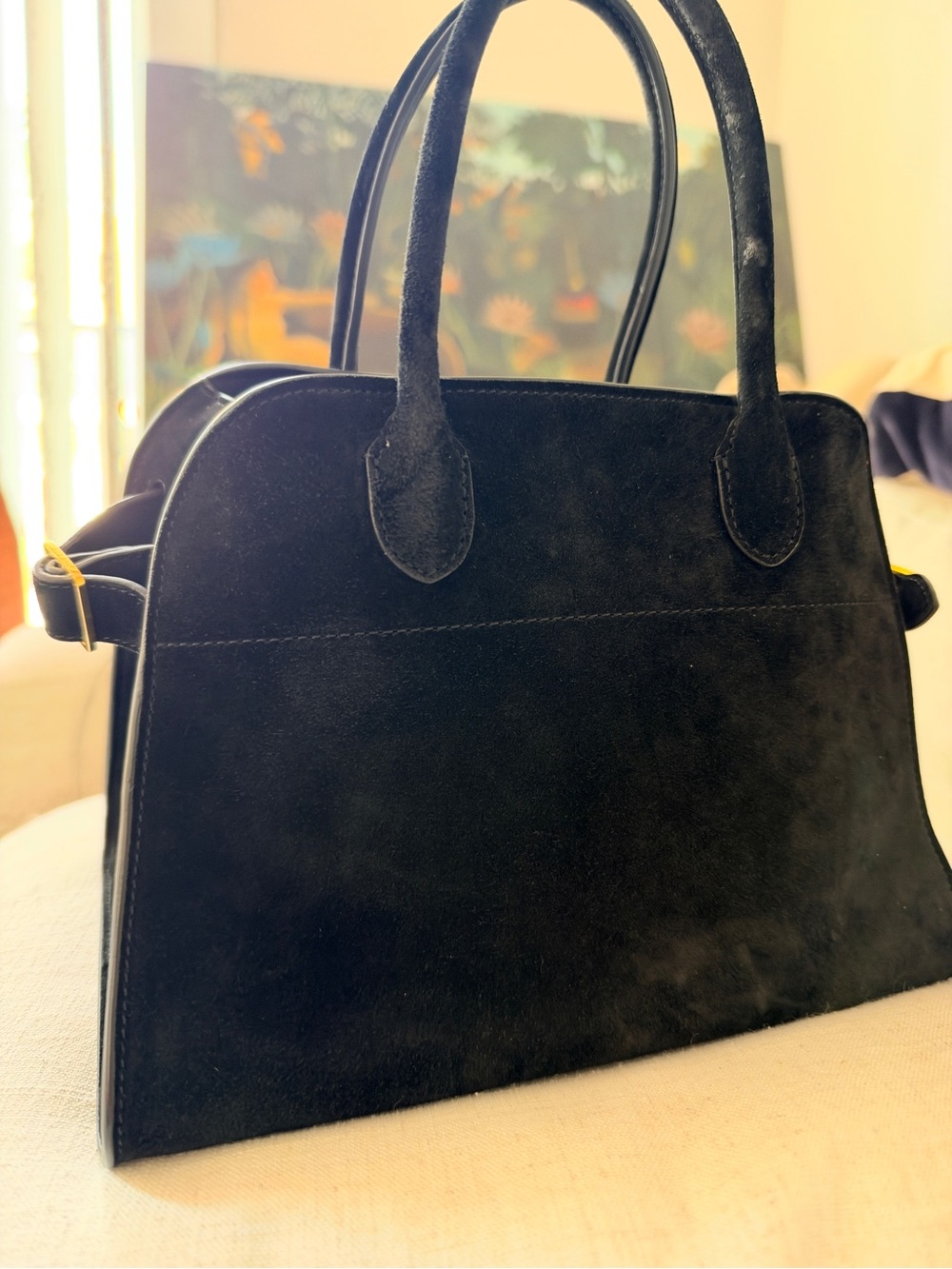 The row Margaux 10 suede black - Picture 5 of 11